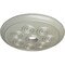 Ekena Millwork Spiral Ceiling Medallion (Fits Canopies up to 4"), Hand-Painted Flash Copper, 25 1/4"OD x 4"ID x 2"P CM25SPFCS - alternate 3